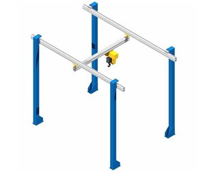 Freestanding Modular Aluminum System™ - Lamp Post Style