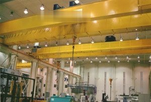 Four large capacity double girder cranes at a Midwestern die manufacturing plant