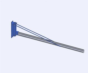 Modular Aluminum Rail Systems Wall Mounted Jib