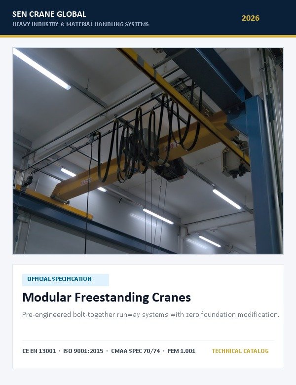 Modular System Freestanding Cranes
