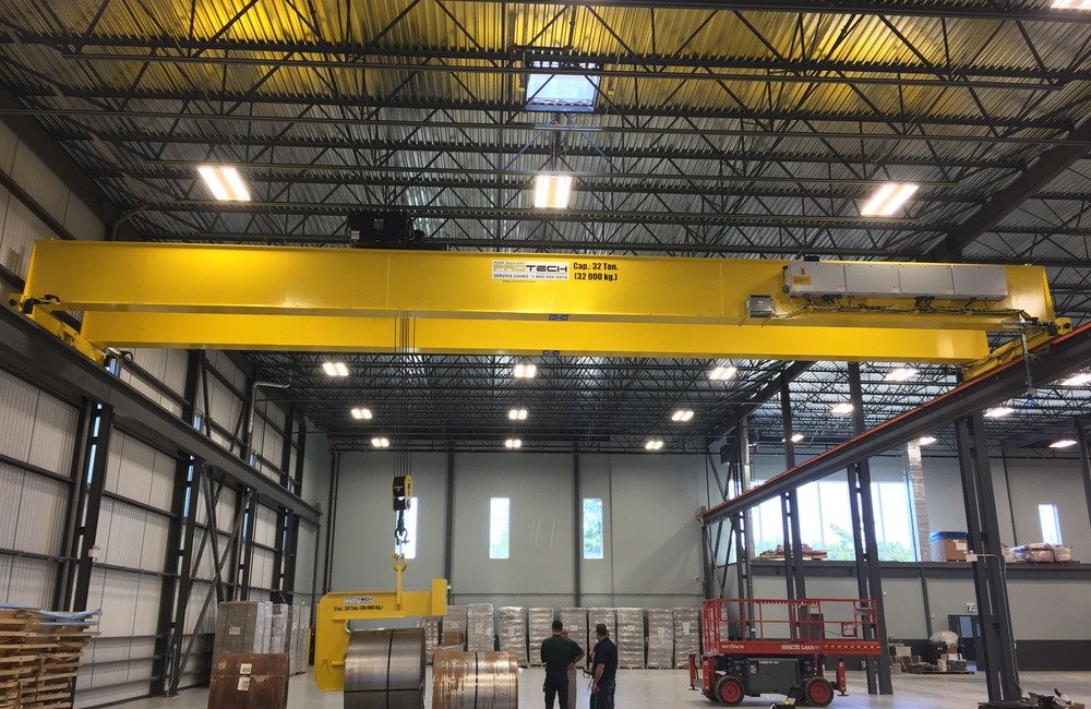 SEN Crane with Rotating Bottom Block for Coil Handling
